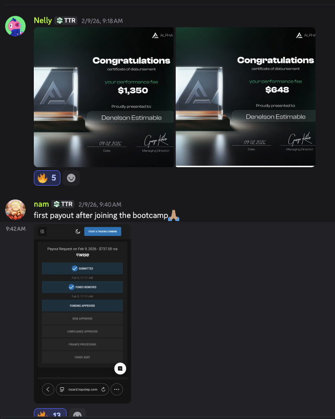 Nelly & Nam - Payout certificates